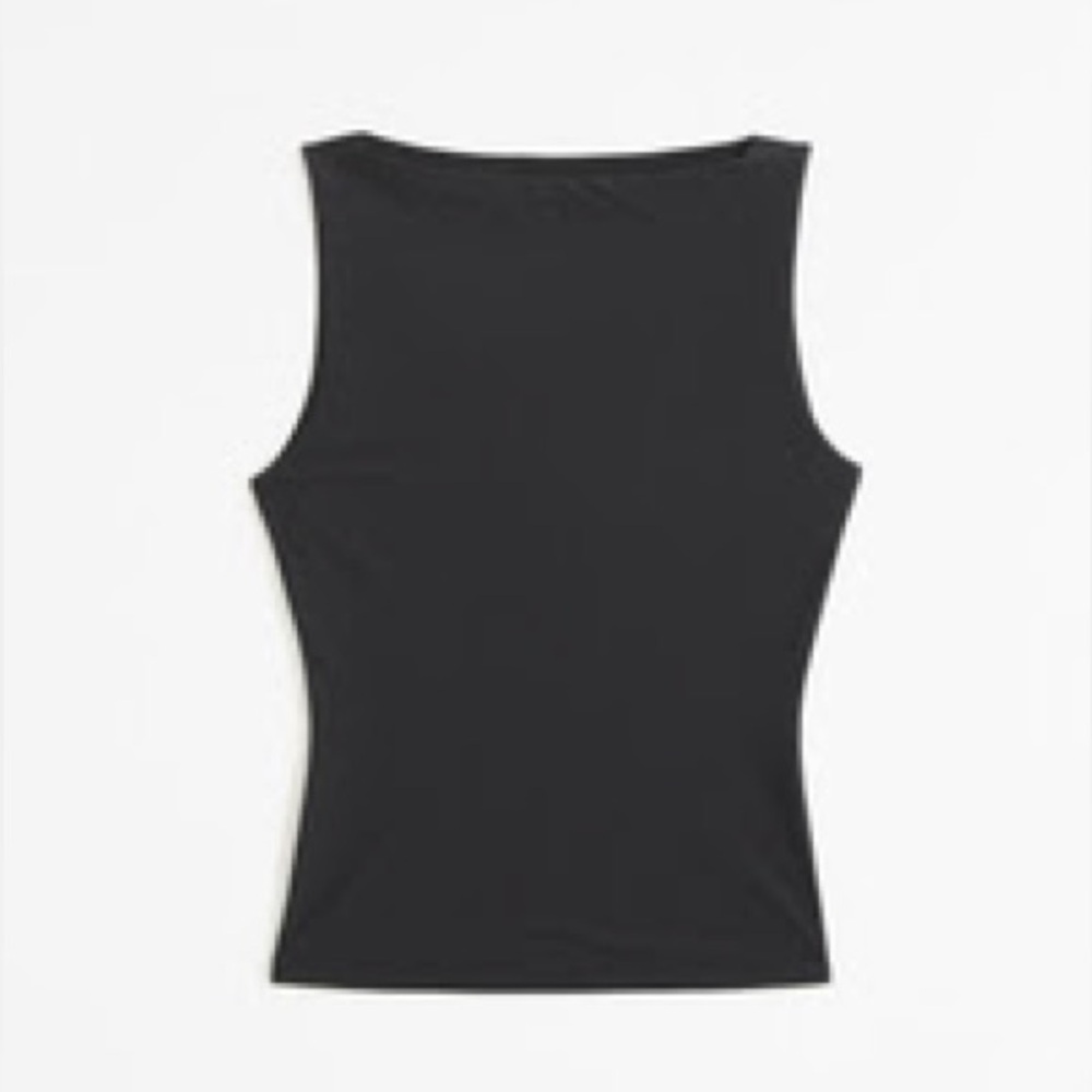 Soft Matte Seamless Slash Top Abercrombie and Fitch Size Small